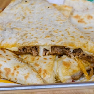 Beef Brisket Barbacoa Quesadilla